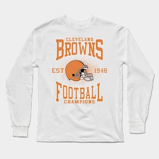 Cleveland Browns Football Champions Long Sleeve T-Shirt